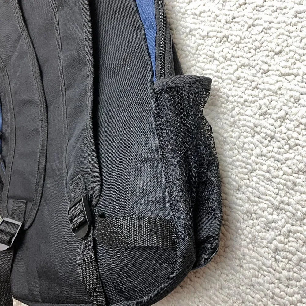 abPrime Pledge to Humanity Backpack Adult Unisex Blue Black Straps Mesh Pockets